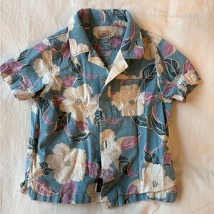 Faherty size 3T Kids Breeze Camp Shirt